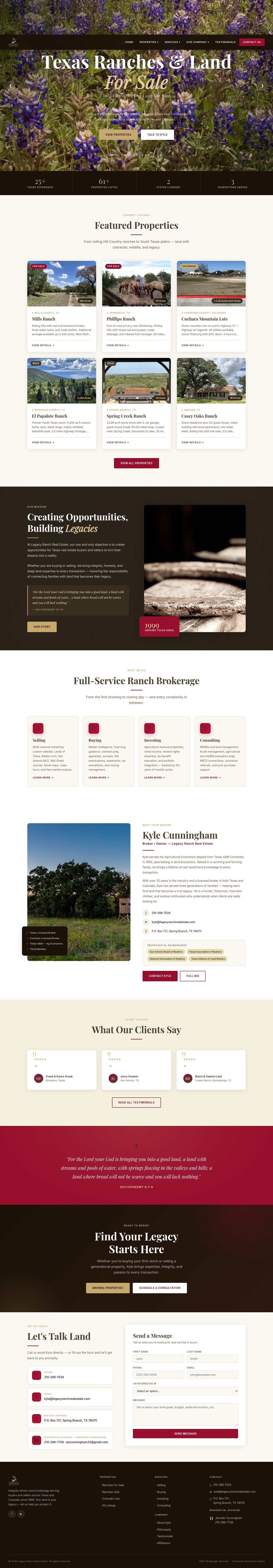 Legacy Ranch redesign